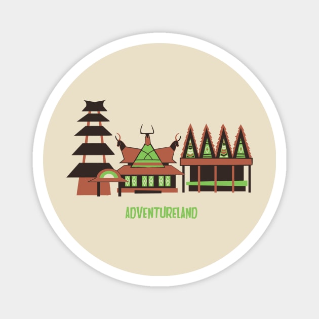 Adventureland II Magnet by Lunamis